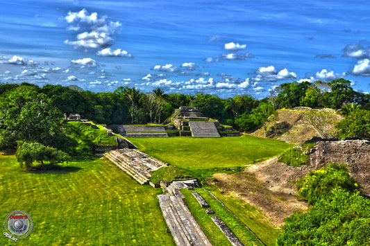 Mayan Ruins - Altun Ha - Belize - 00003 - Metal Print